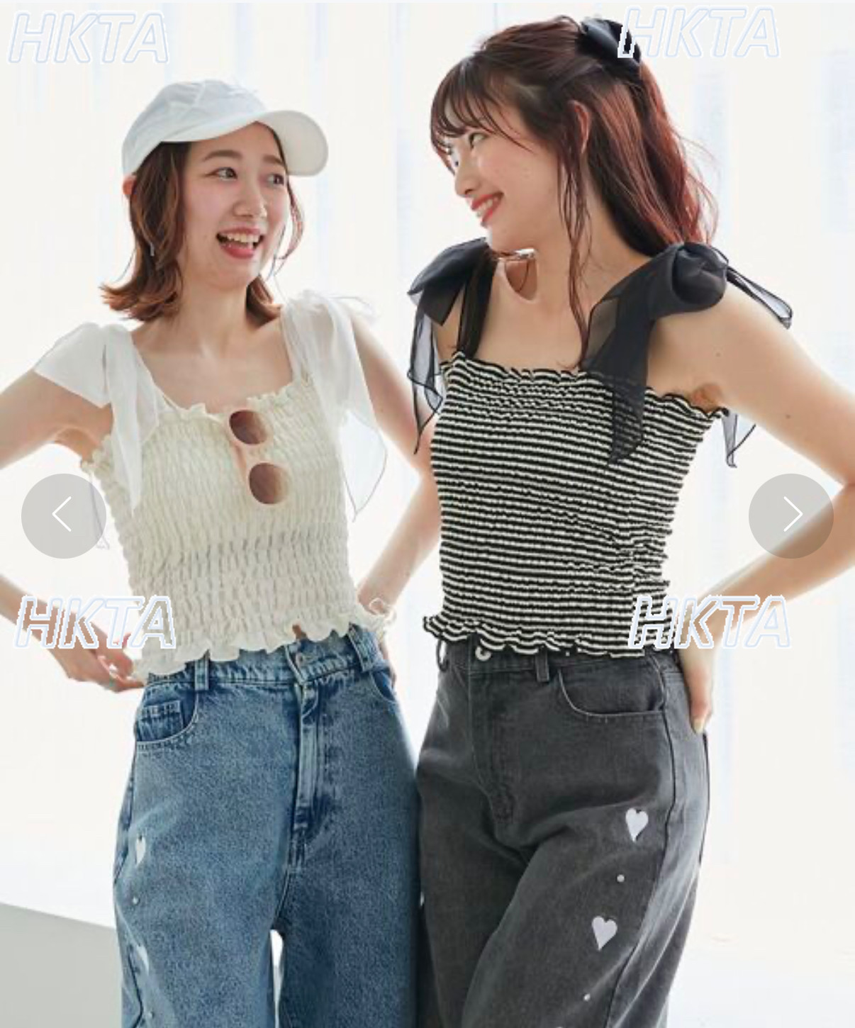 Suspender Tank Top - 일본 하라주쿠 레트로 걸 서스펜더 베스트