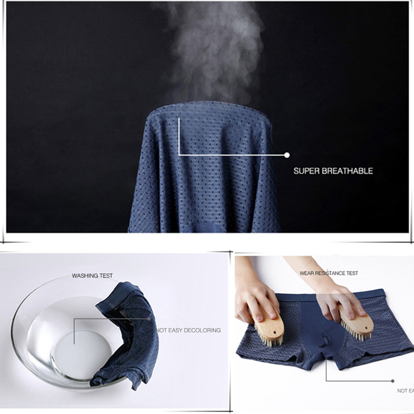 4 개/몫 속옷 남자 팬티 남자 팬티 섹시한 얼음 실크 - Multi Pack Underwear 리뷰 및 가격