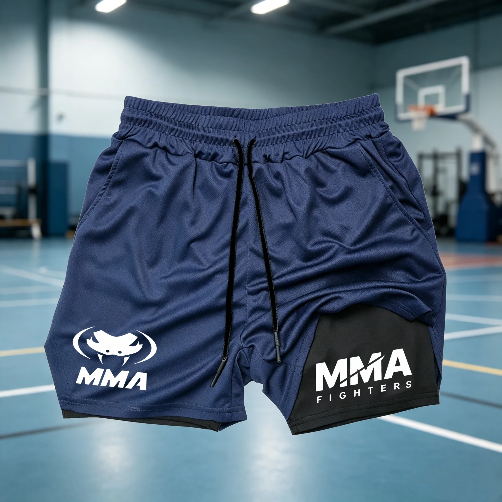 2 in 1 MMA 파이터 쇼츠 남성용 빠른 건조 압박 - Compression Shorts Athletes 리뷰 및 가격